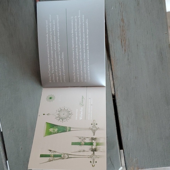 Set of 4 Waterford Snowflake Wishes Flute Ruby and Emerald First and Second Year - Picture 12 of 12